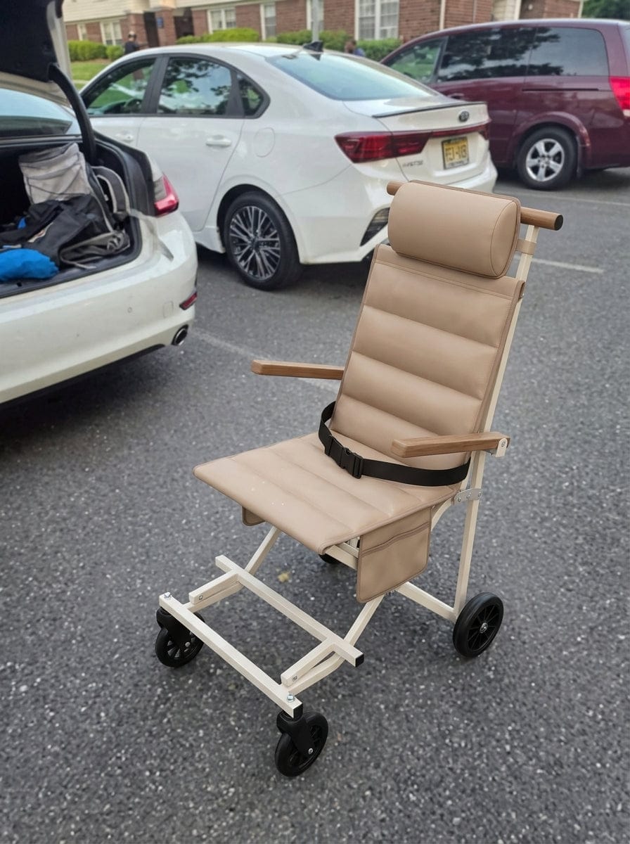 Customer photo review of Bring Mom Along – Foldable Comfort Chair