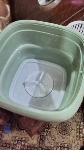 Customer photo review of Mini Portable and Foldable Washing Machine