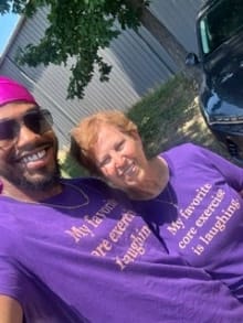 Customer photo review of Core Exercise T-Shirt