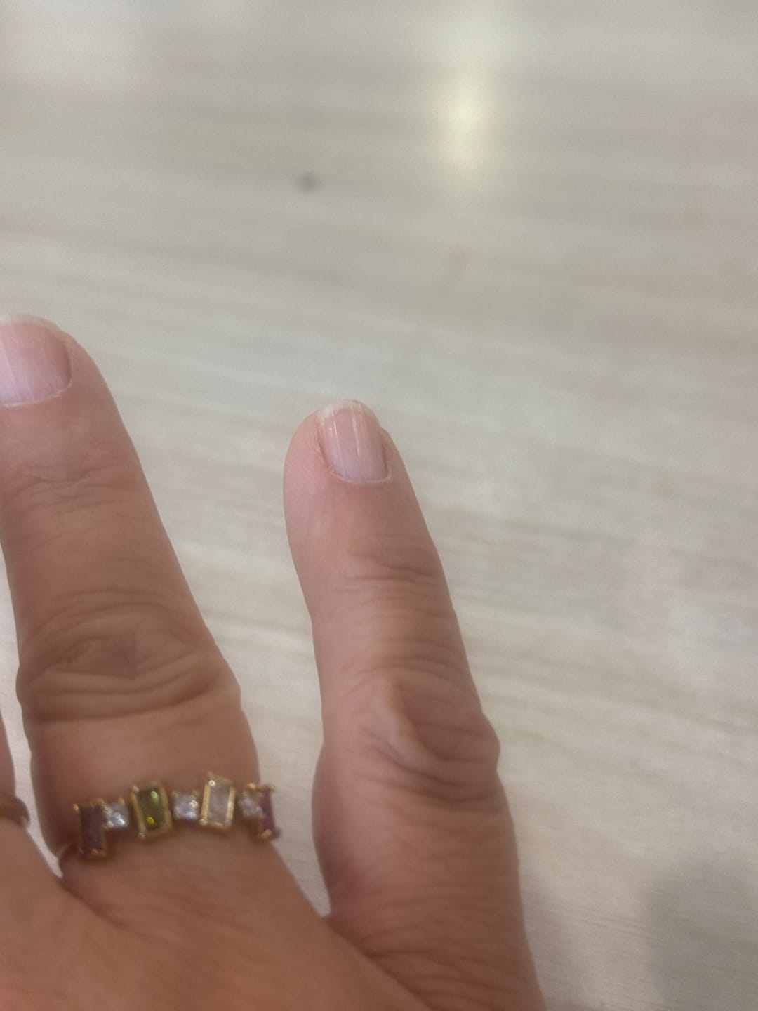Customer photo review of Crystal Adeline Ring