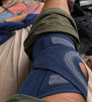 Customer photo review of Open-Knee Brace for Achy, Unsteady Knees
