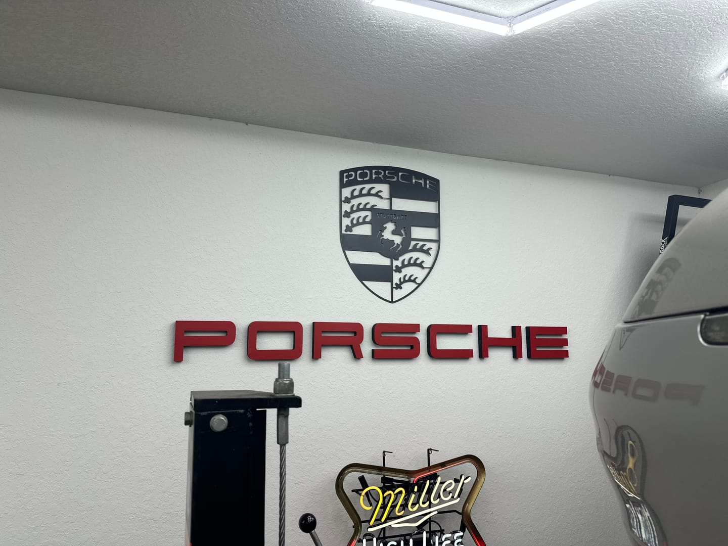 Customer photo review of Porsche Metal Car Emblem