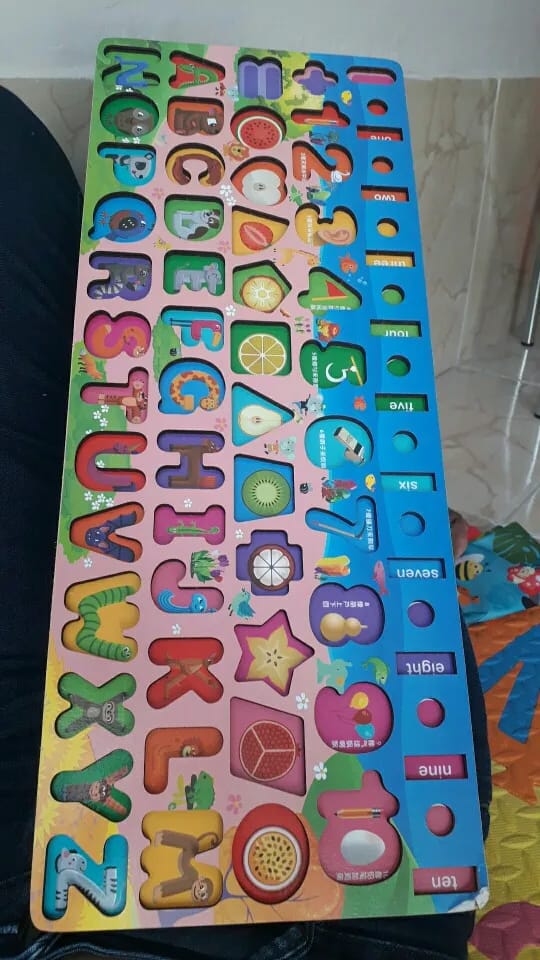 Customer photo review of Montessori Board™- Wooden Educational Table