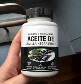 Customer photo review of Semilla Negra Etíope 60 Softgels | Forja Viva