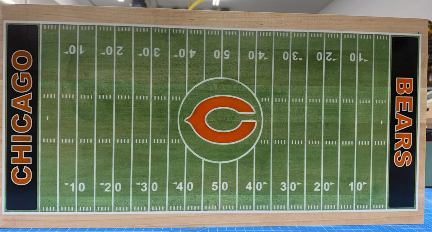 Customer photo review of Game Day Board CNC Kit