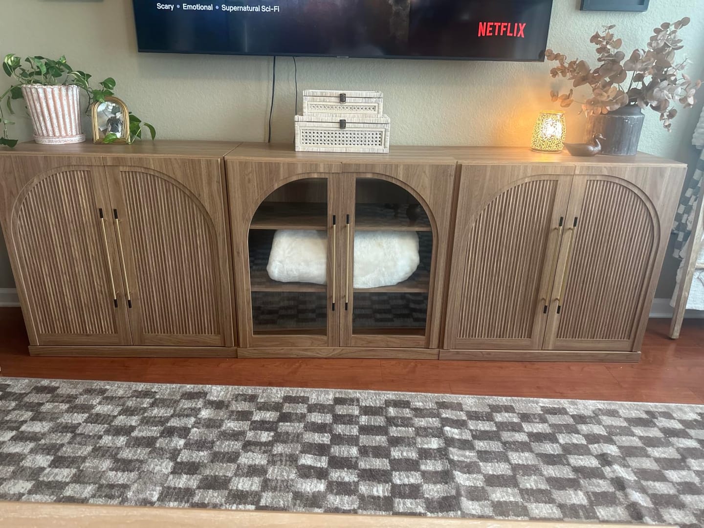 Customer photo review of Jagger Mid-Century Modular Sideboard Set (3-Piece)