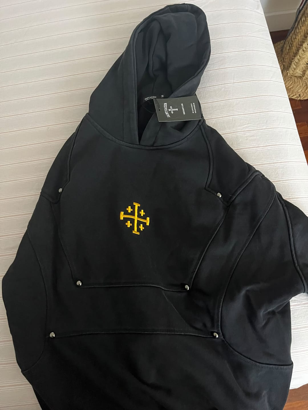 Customer photo review of Jerusalem Cross Armor Hoodie