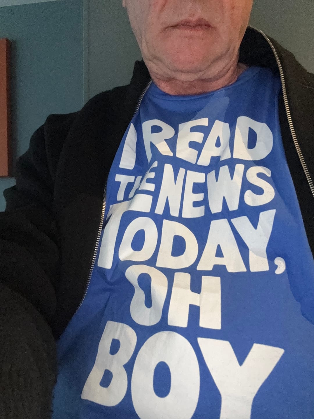 Customer photo review of I Read The News Today T-Shirt