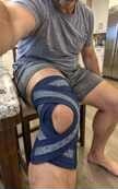 Customer photo review of Open-Knee Brace for Achy, Unsteady Knees