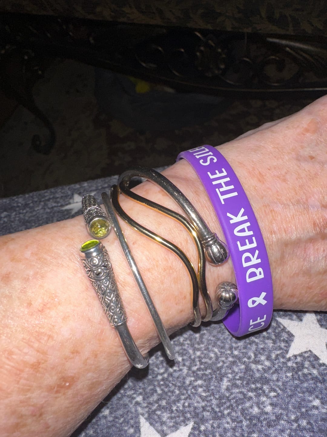 Customer photo review of Golden Shores Bracelet (Bundle)