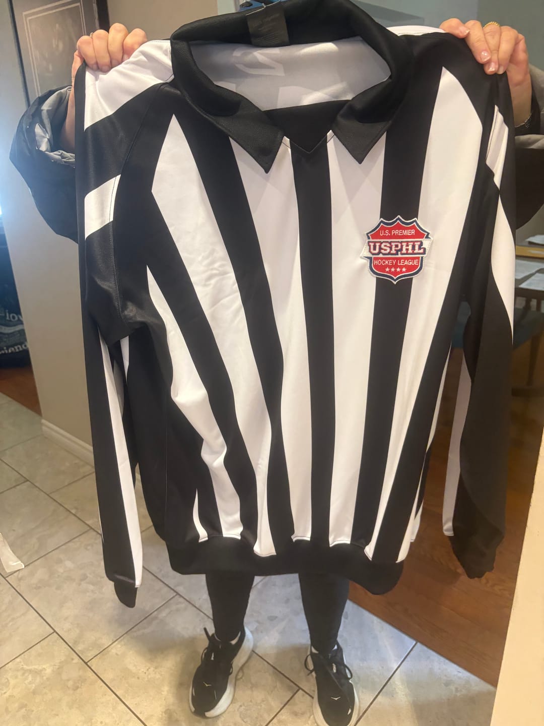 Customer photo review of ZLE HOCKEY REFEREE JERSEY - LINESMAN