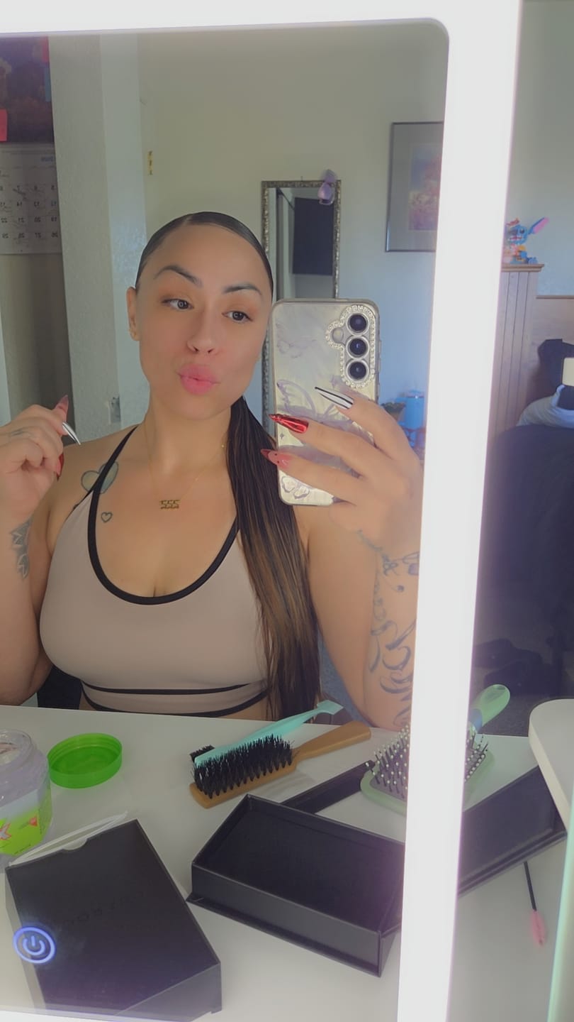 Customer photo review of Angel Number Necklace