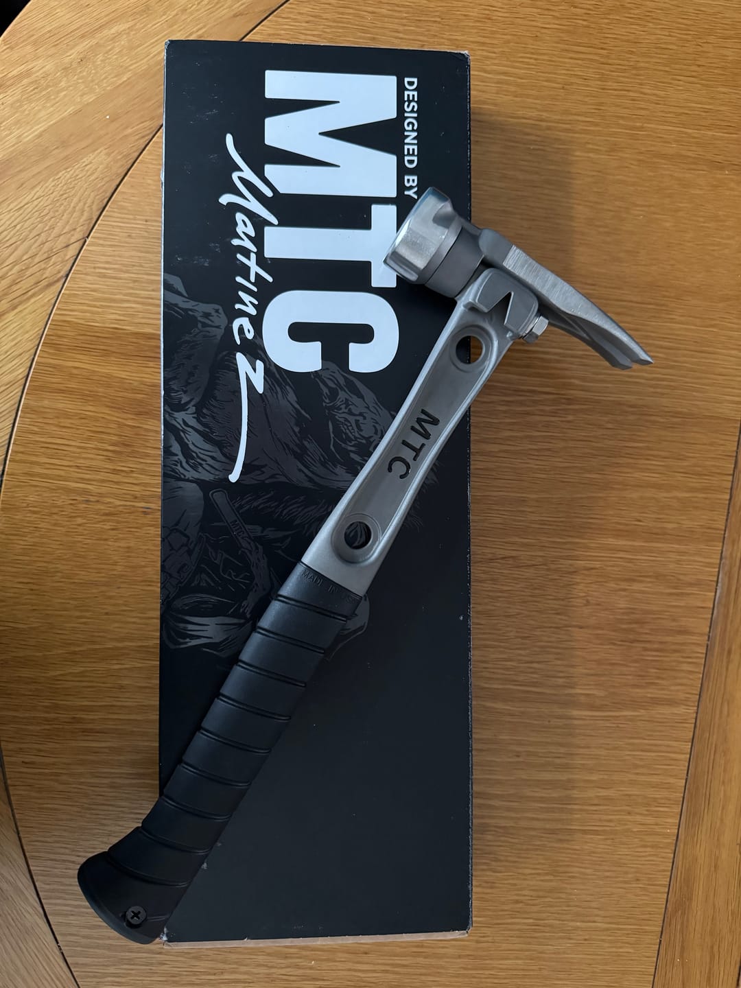 Customer photo review of MTC Tools | 12oz D Nose Face Titanium Hammer 14" Handle