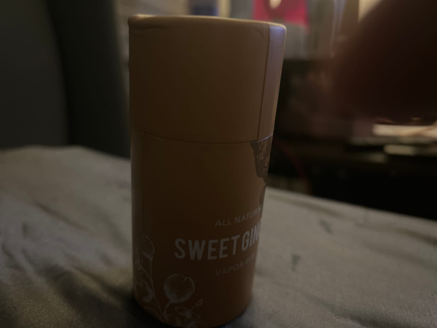 Customer photo review of Sweet Ginger Vapor Rub Stick