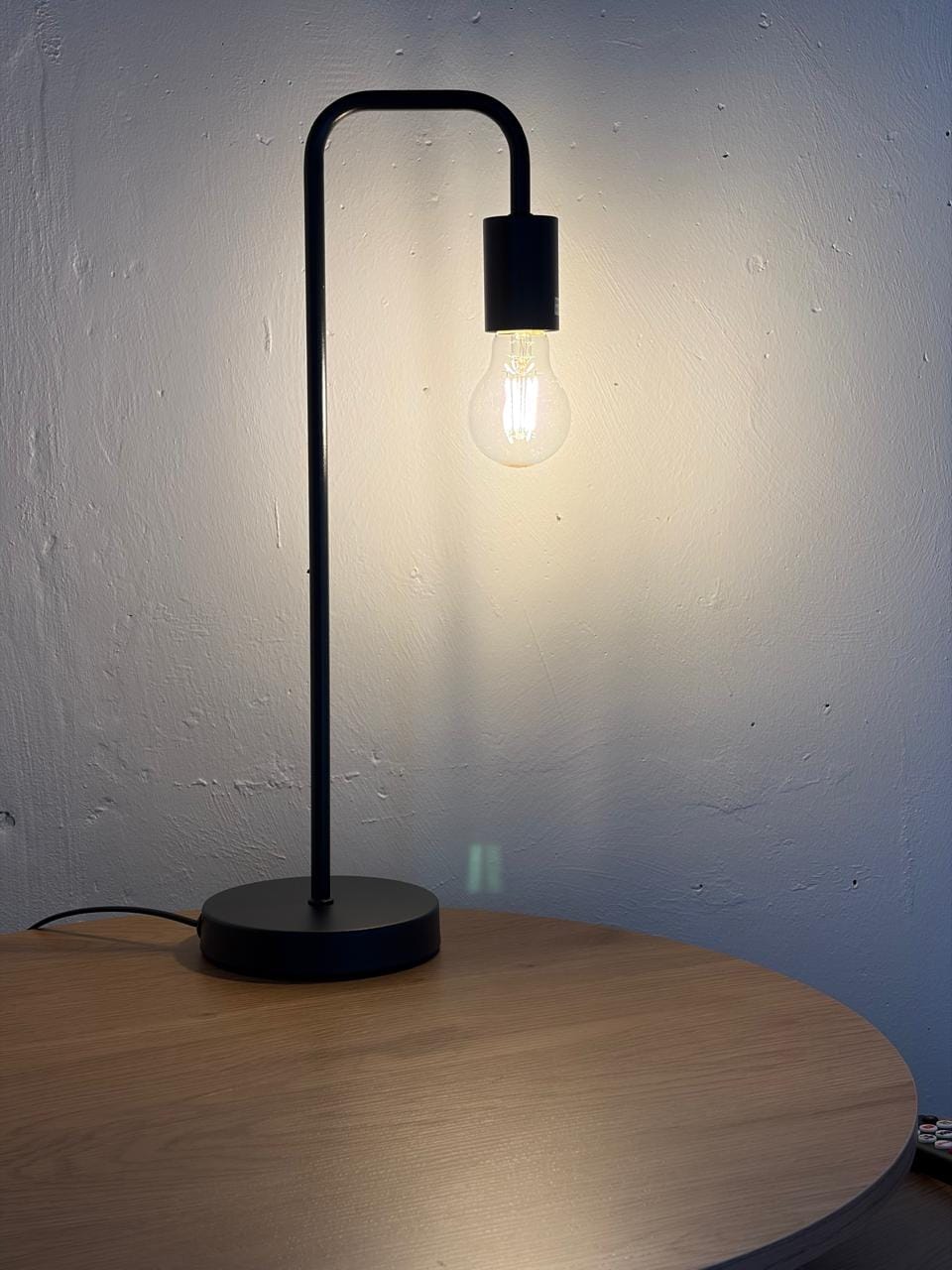 Customer photo review of Chelsey Table Lamp | Black, Satin or White