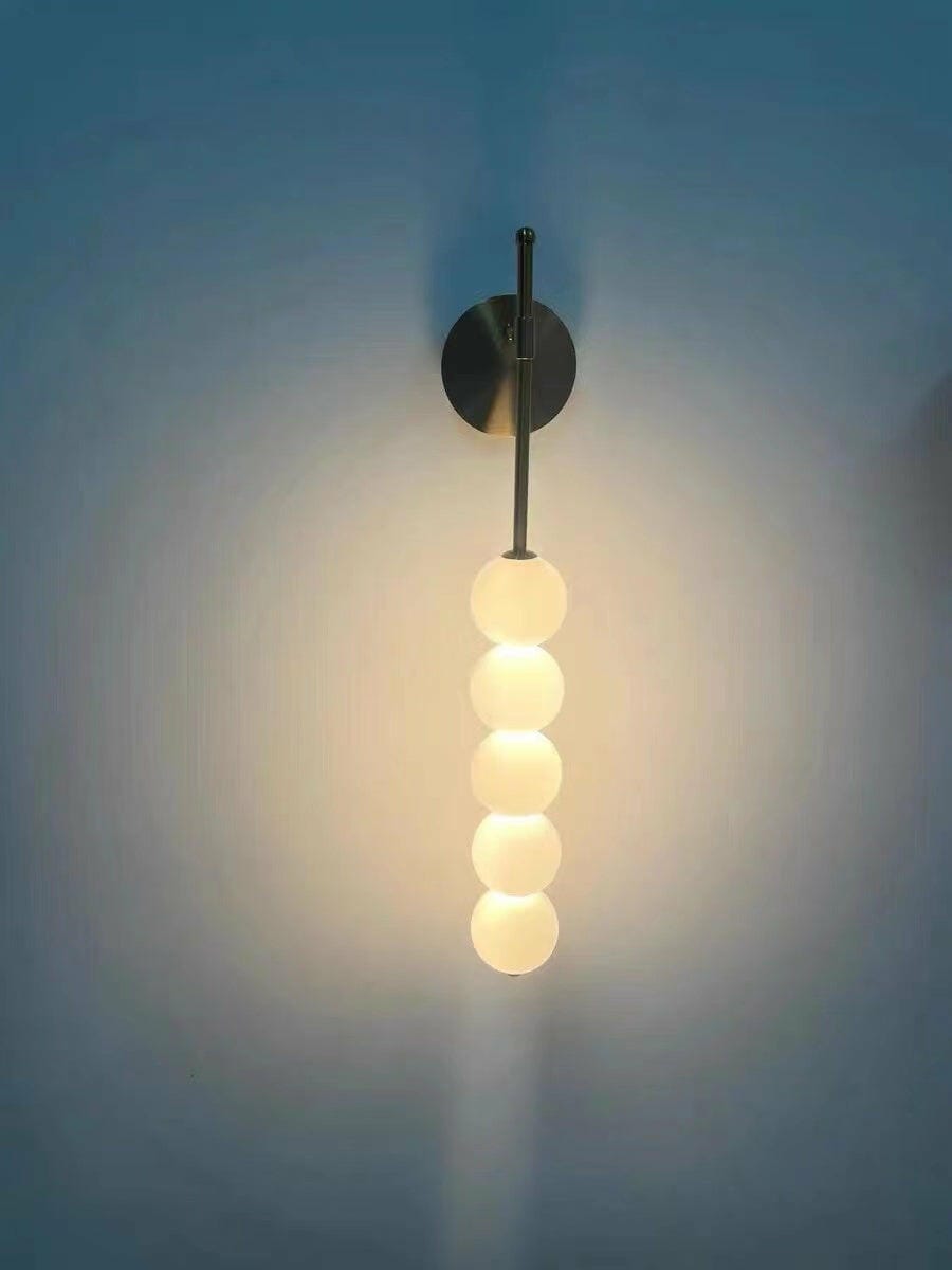 Customer photo review of Opal Ball Wall Light, 53 cm Tall, Wall Sconce, Integrated LED