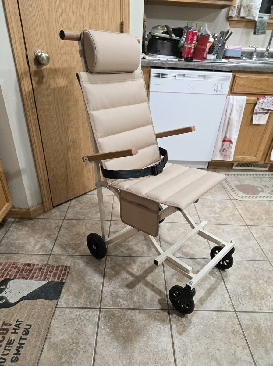 Customer photo review of Bring Mom Along – Foldable Comfort Chair