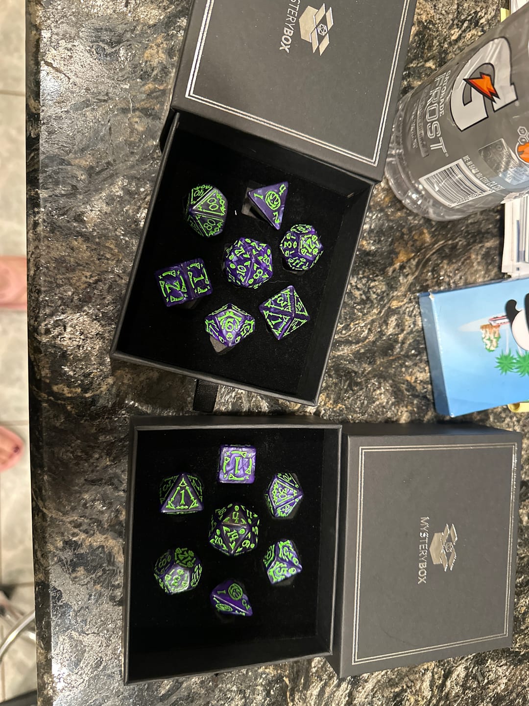 Customer photo review of Mystery Box: Regular Dice