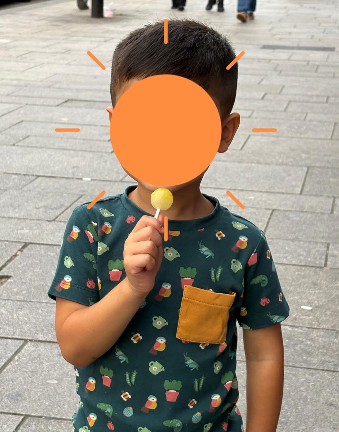 Customer photo review of Spring Garden Organic T Shirt & Jogger Playset