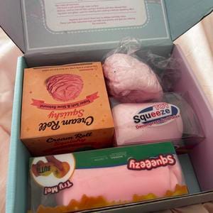 Customer photo review of Pink Crunchy Squishy 4-Piece Set