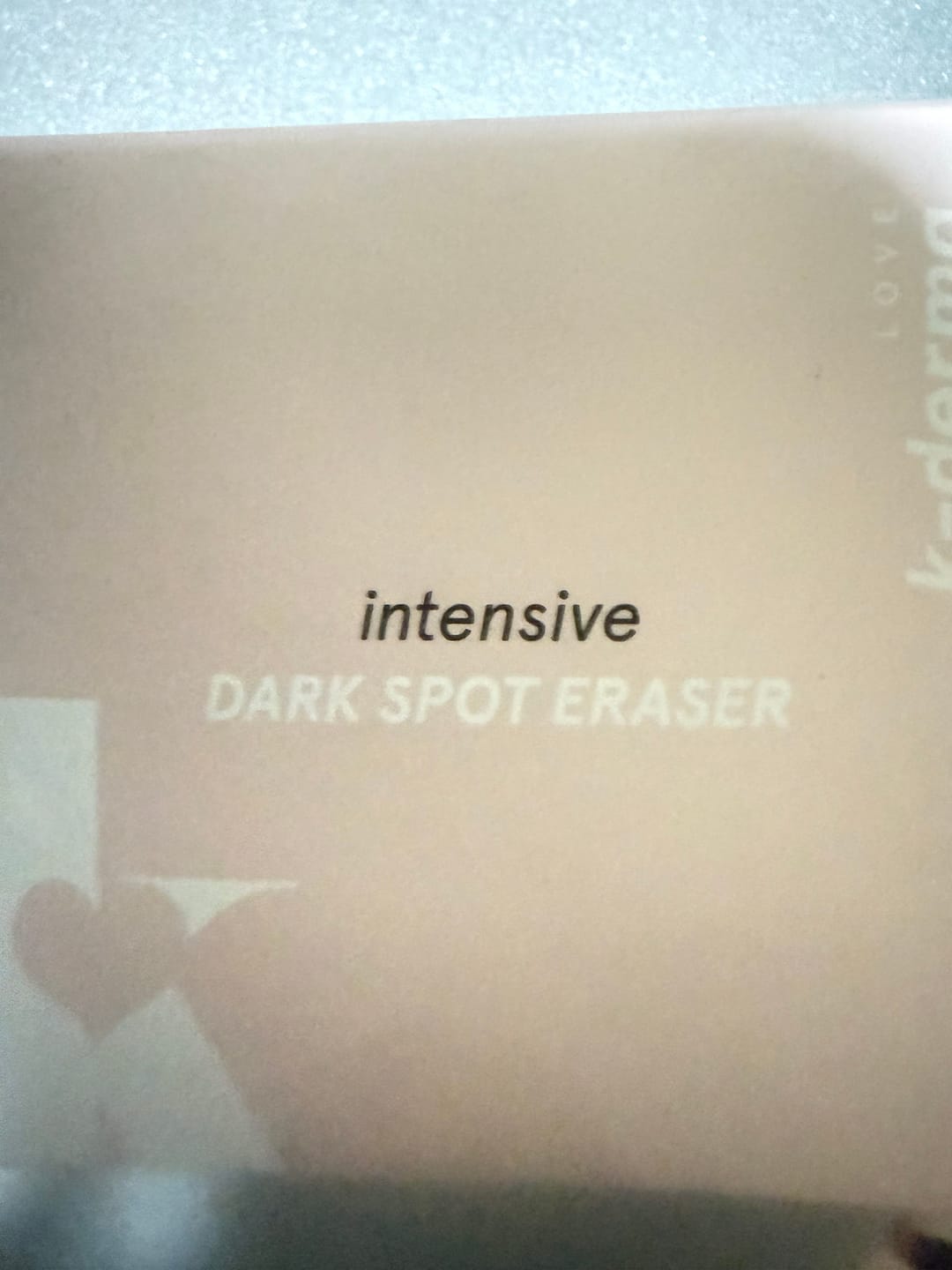 Customer photo review of Love K-Derma Intensive Dark Spot Eraser