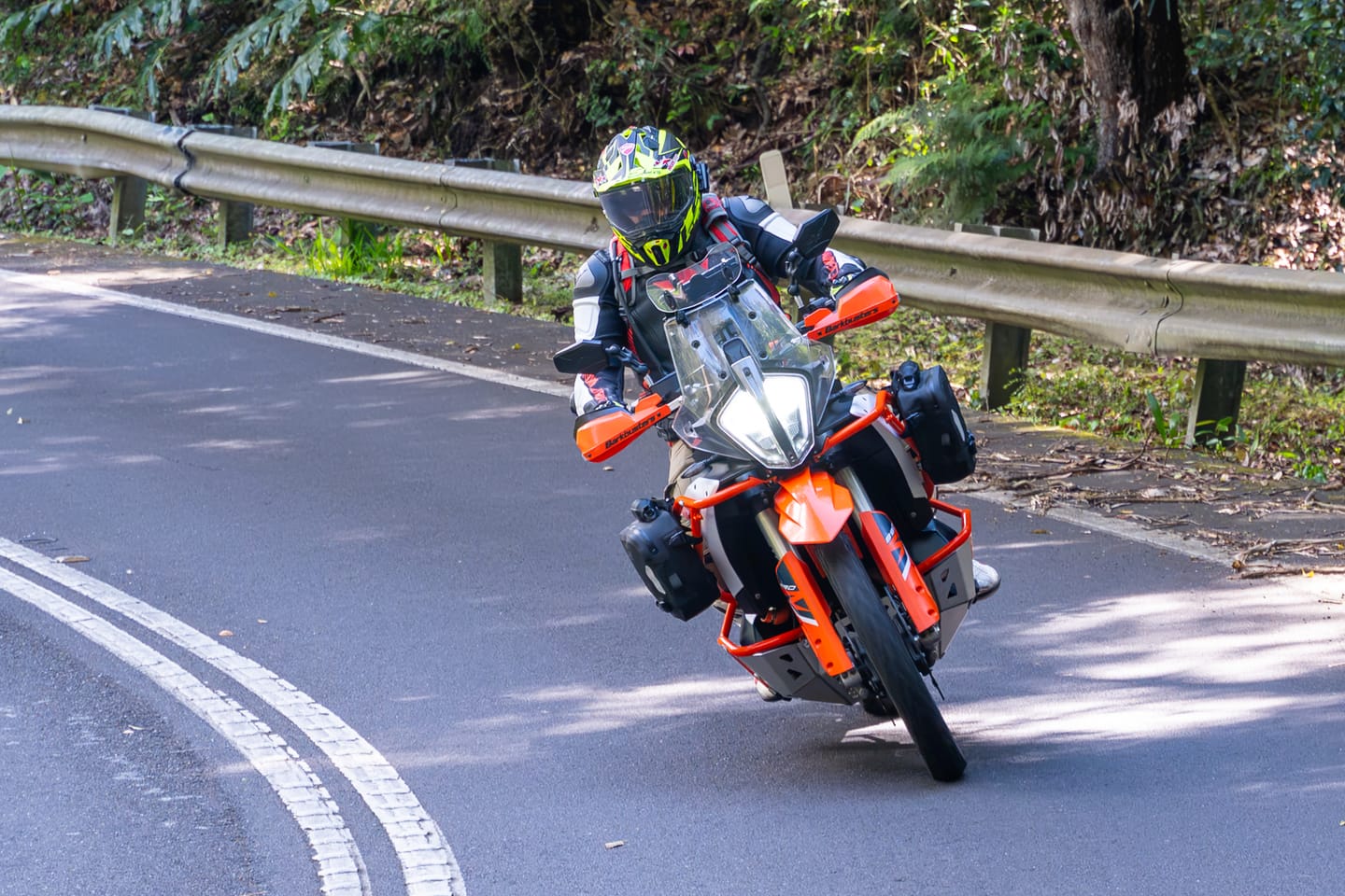 Customer photo review of LOBOO Black/Orange Motorcycle Lower Crash Bars & Engine Guard for KTM 790/890 Adventure & Husqvarna Norden 901