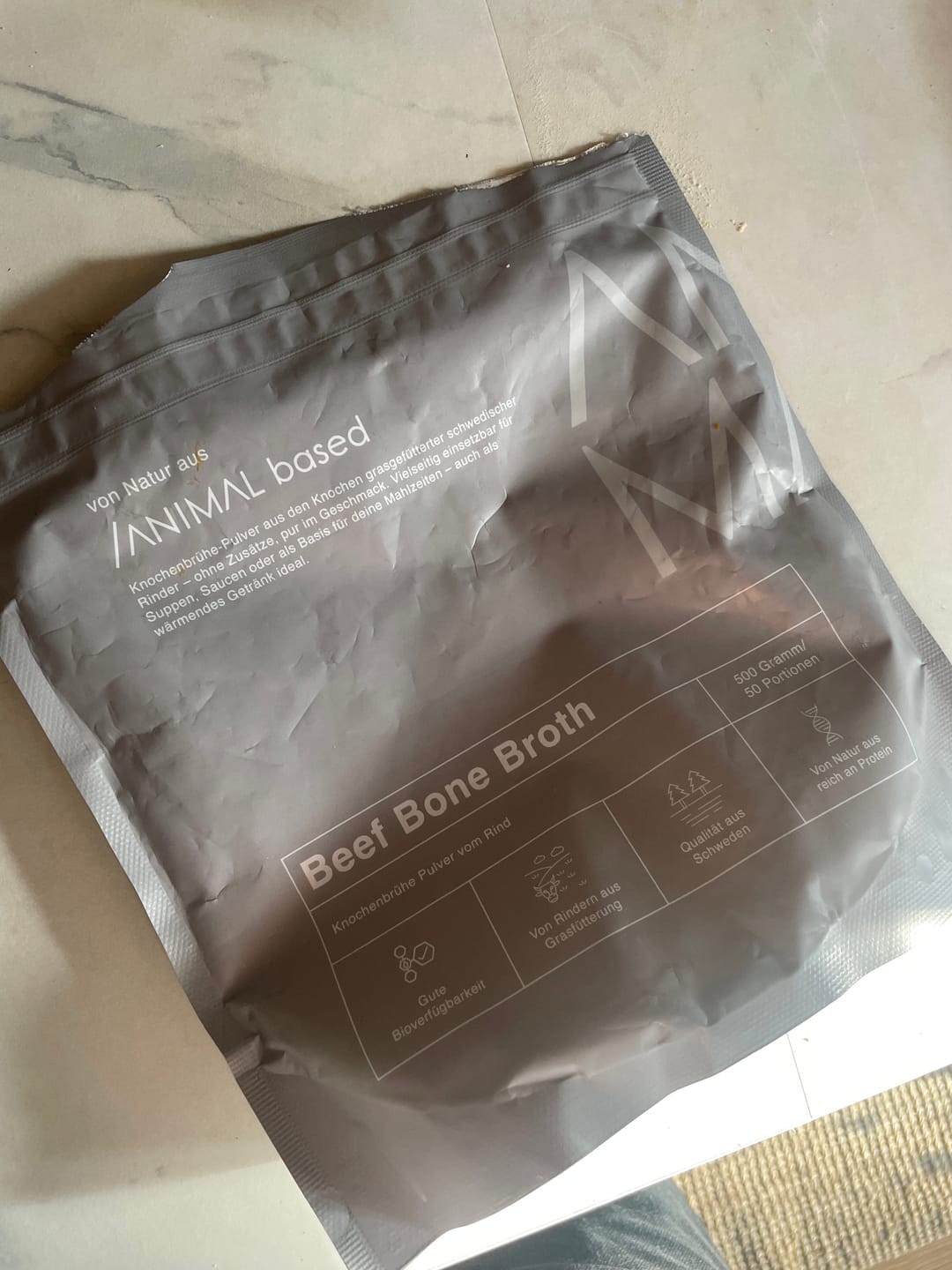 Customer photo review of Knochenbrühe Pulver 500g
