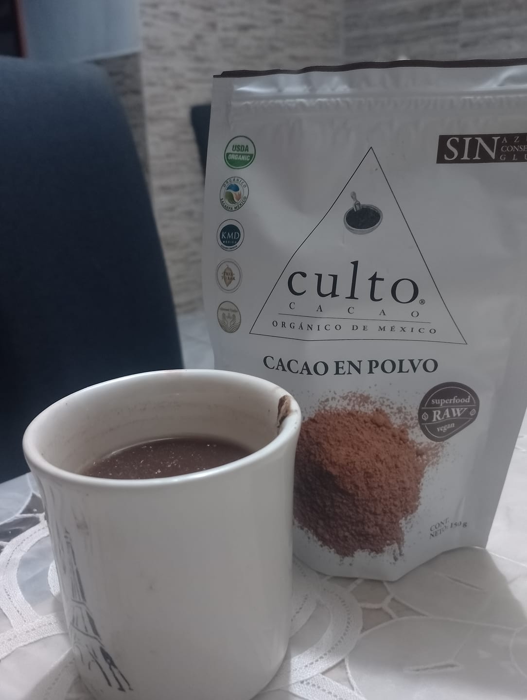 Customer photo review of Cacao Orgánico en Polvo (150gr)