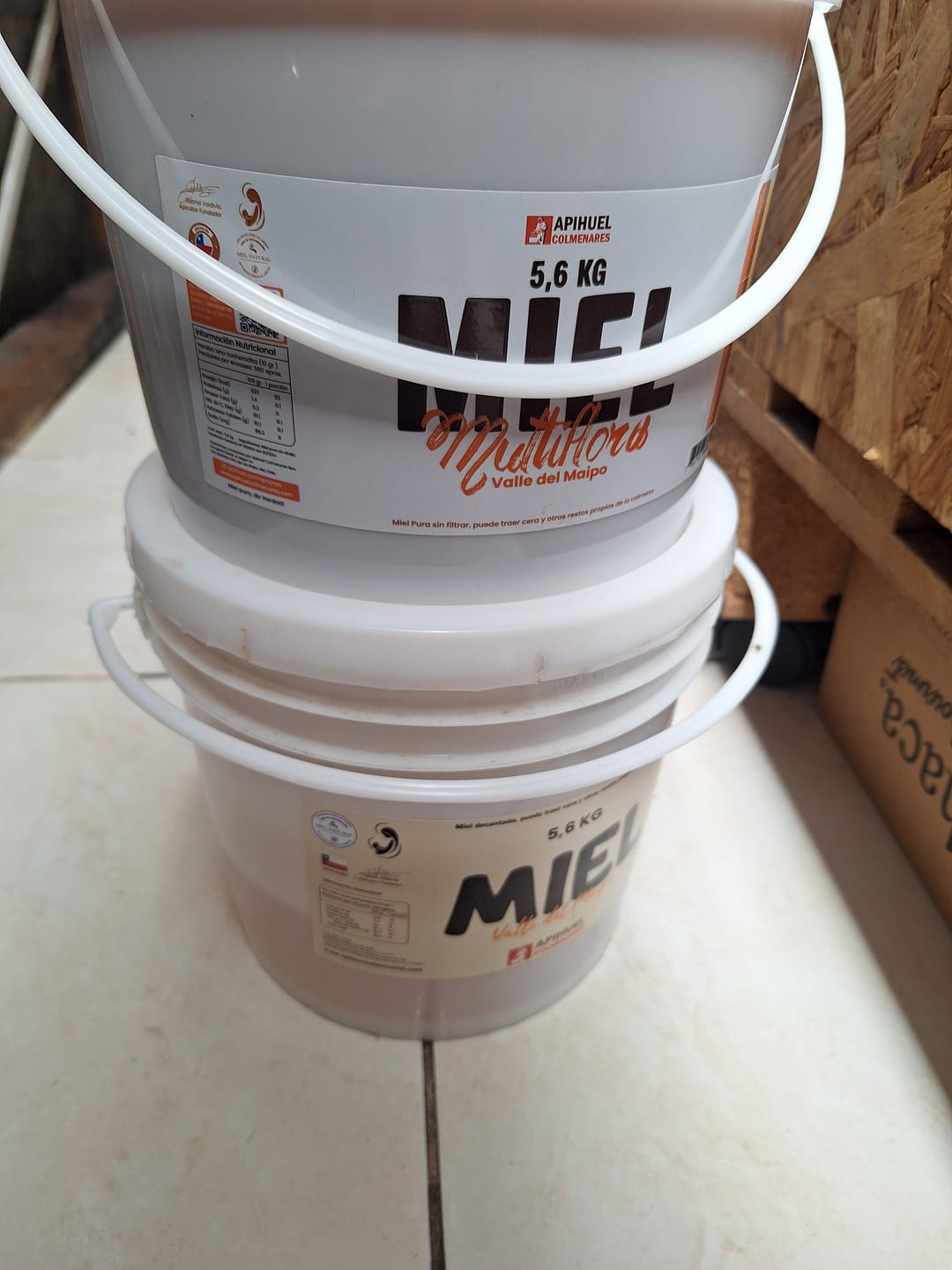 Customer photo review of Balde Miel Multiflora Valle del Maipo 5,6Kg
