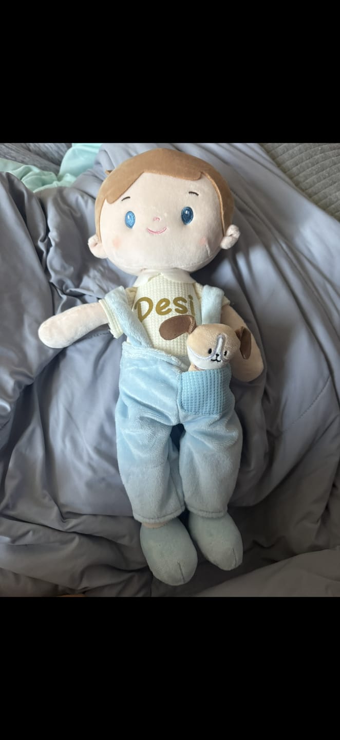 Customer photo review of Personalized Billy Boy & His Pet