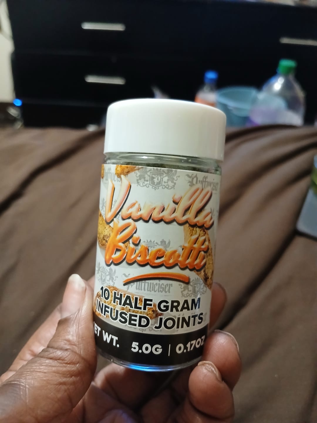Customer photo review of Vanilla Biscotti Infused Prerolls 10 PCS (Buy 1 Get 1)