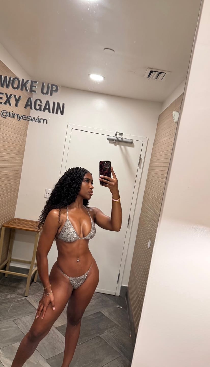 Customer photo review of 008 Micro Bikini Top - Snake