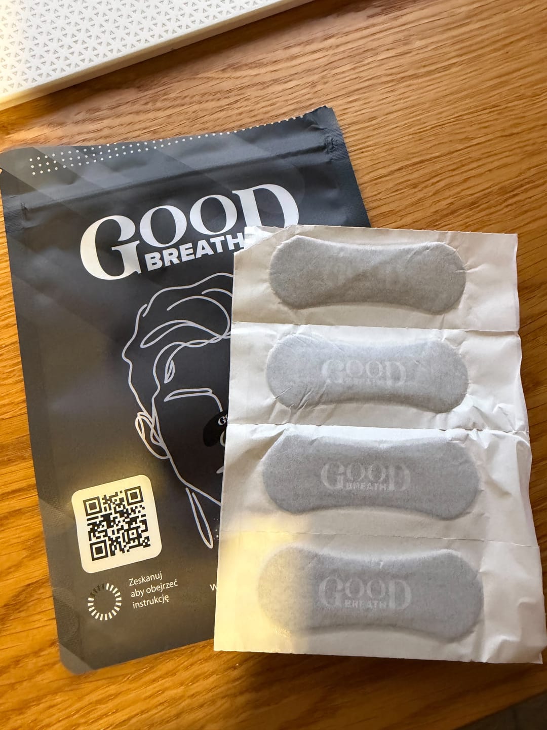 Customer photo review of Czarne Plastry Na Nos GoodBreath Active Black, 50 sztuk