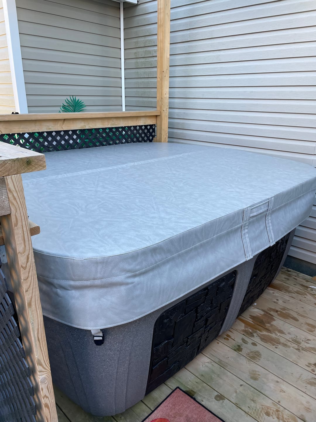 Customer photo review of Custom Spa Cover