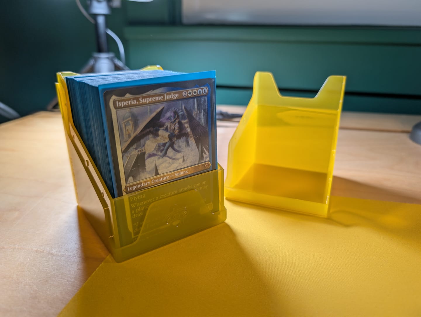 Customer photo review of Gamegenic Deck Box: Bastion: 100+ XL Yellow