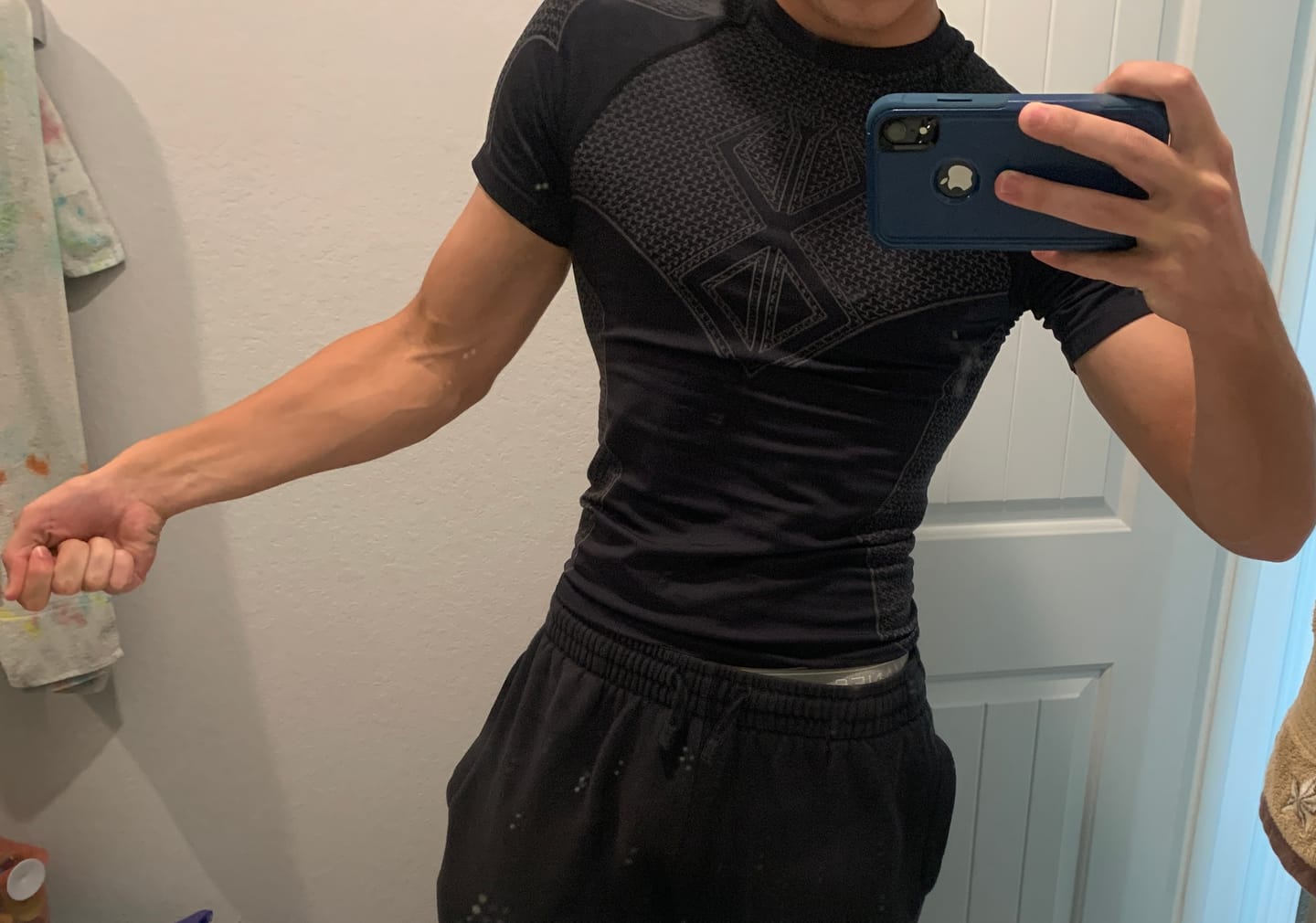 Customer photo review of Tormented Compression Tee
