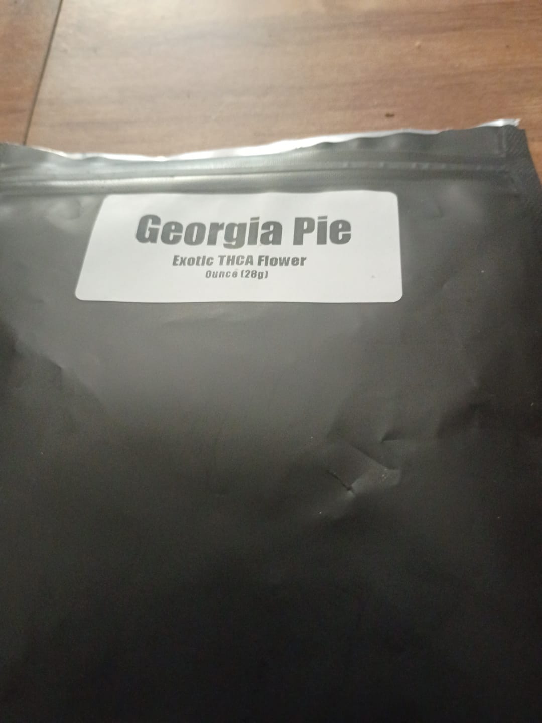 Customer photo review of Georgia Pie THCA Flower (Exotic)