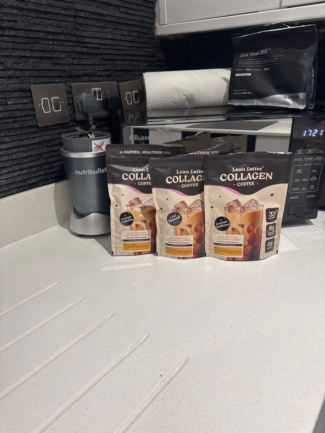 Customer photo review of Decaf High-Protein Lean Coffee with Collagen 🤩