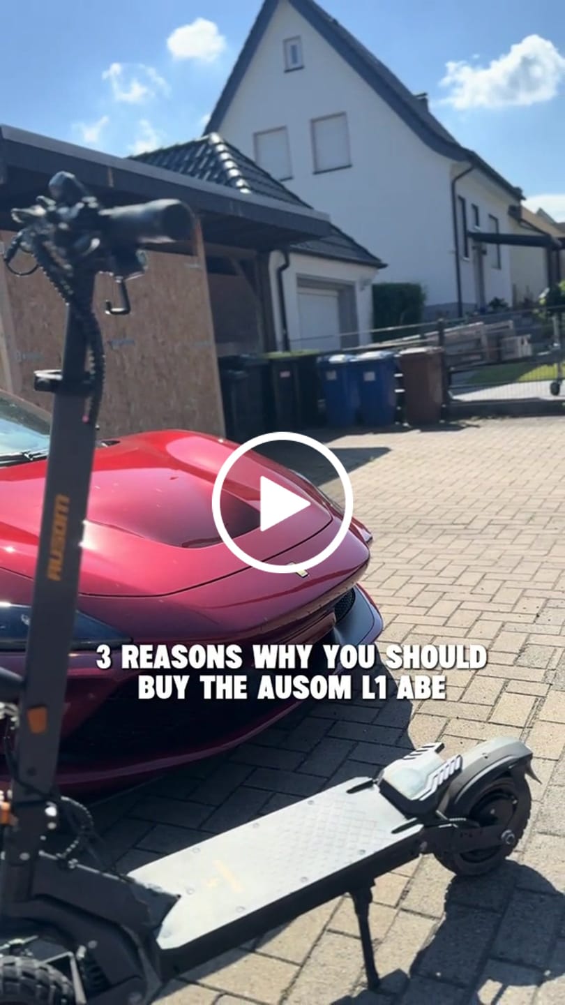 Customer video review of Ausom L1 ABE Electric Scooter