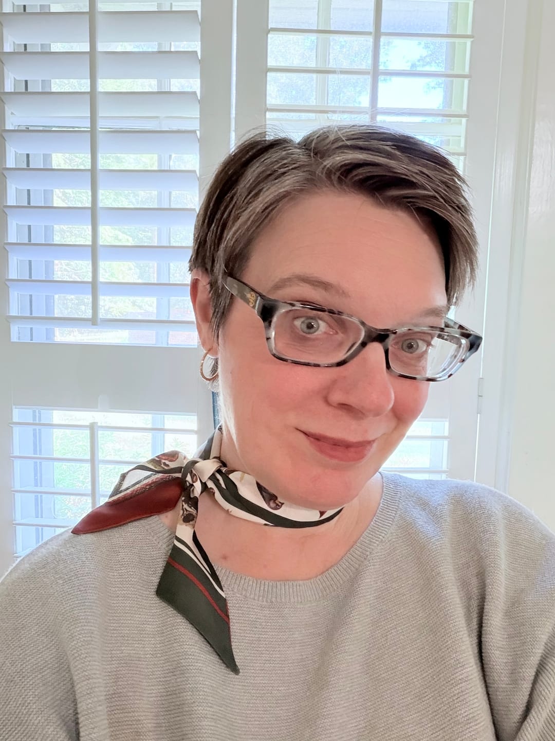 Customer photo review of Flock Skinny Scarf