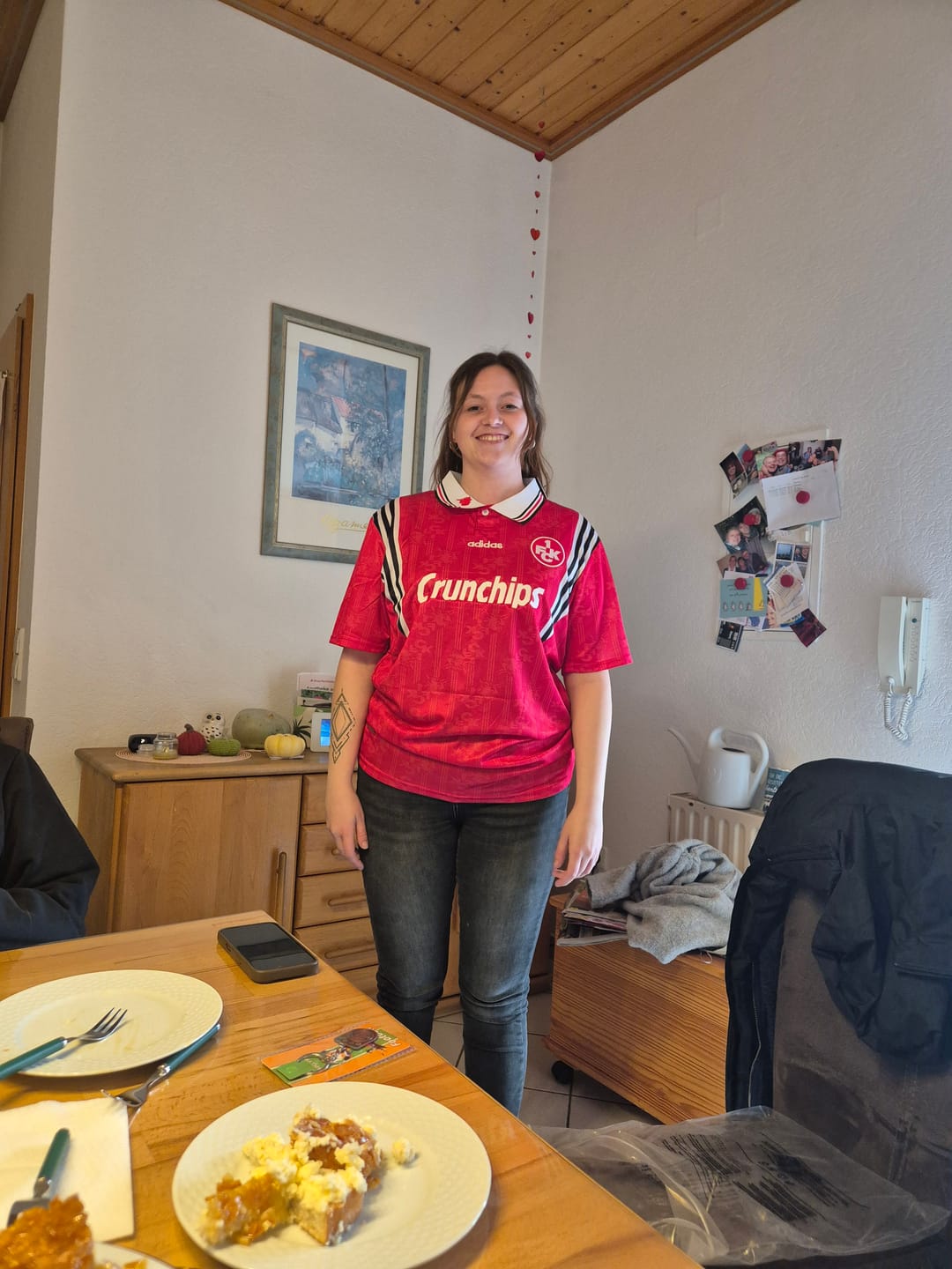 Customer photo review of Andreas Brehme 1. FC Kaiserslautern 1996-1998 Heim Retro Fussballtrikot