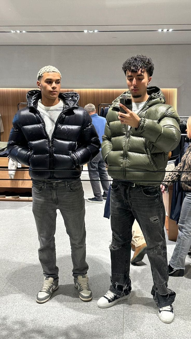 Customer photo review of Piumino Lucido Unisex