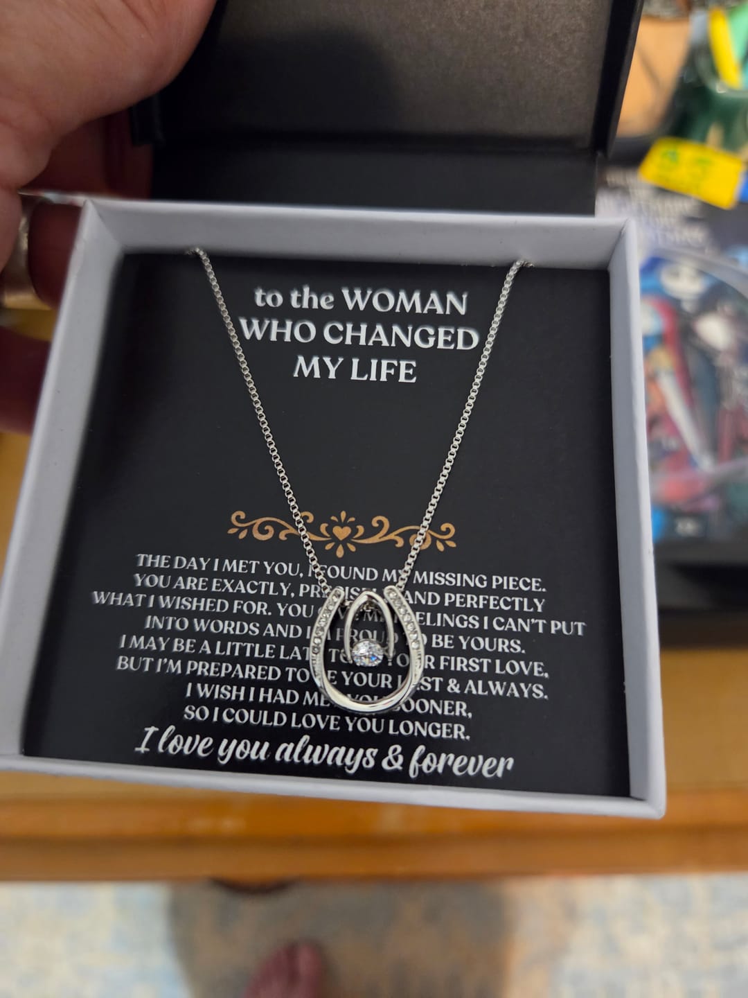 Customer photo review of To The Woman Who Changed My Life - Beautiful Gift Set - SS62V2