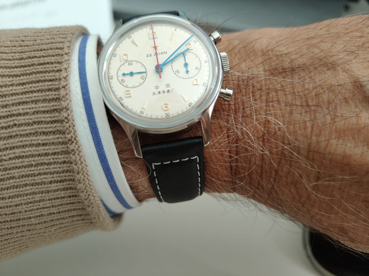 Customer photo review of Seagull 1963 Chronograph Watch 70th Anniversary Reissue 37.3mm