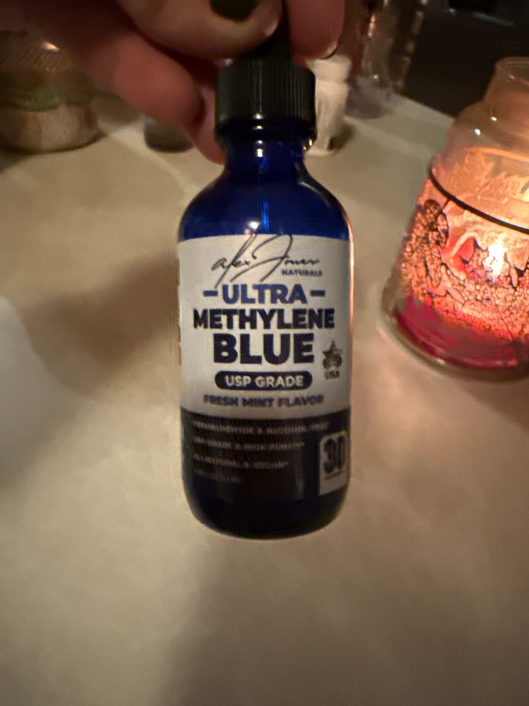 Customer photo review of Ultra Methylene Blue Capsules (60 Capsules) (30 Servings)