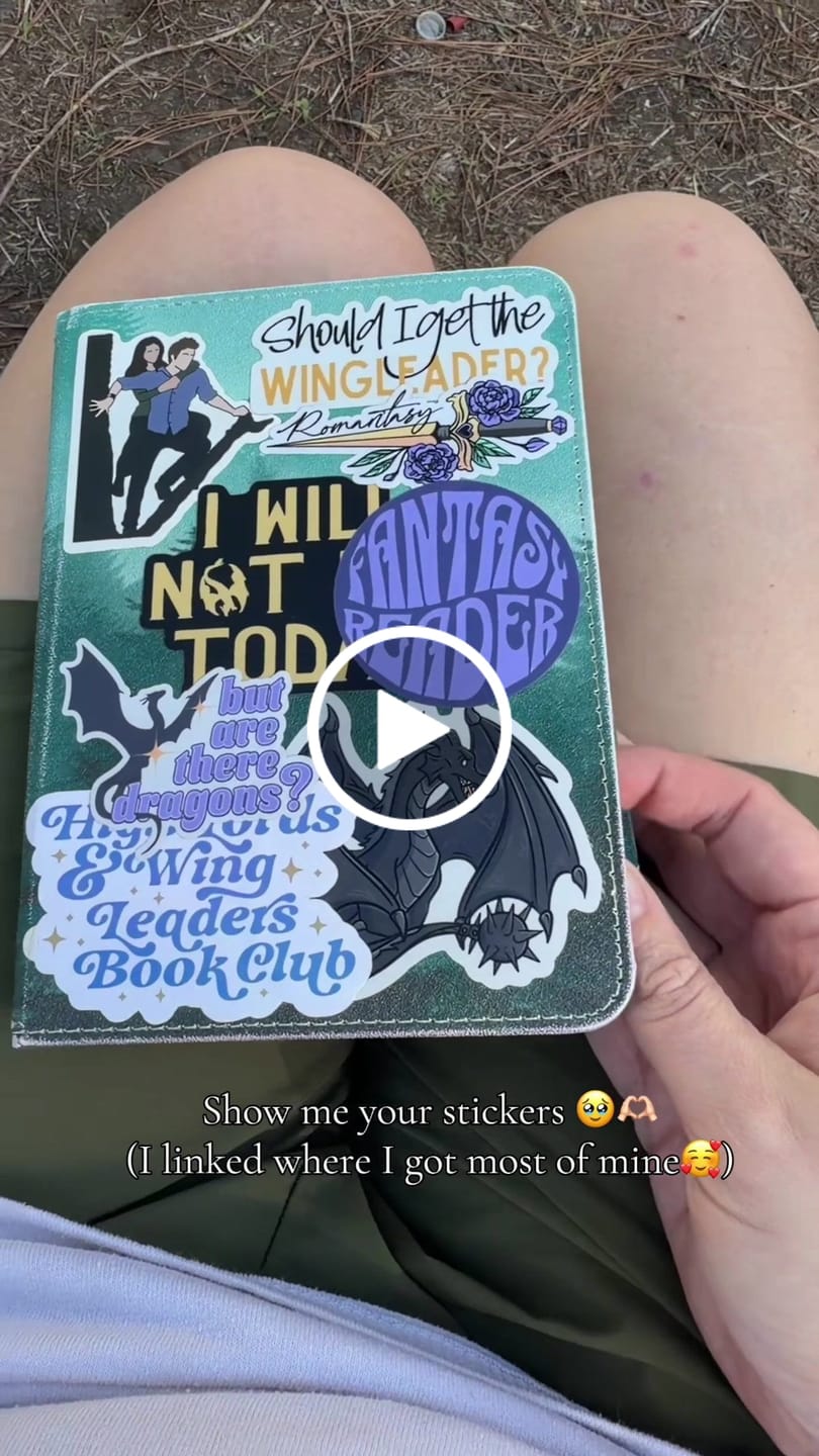 Customer video review of romantasy sticker pack special