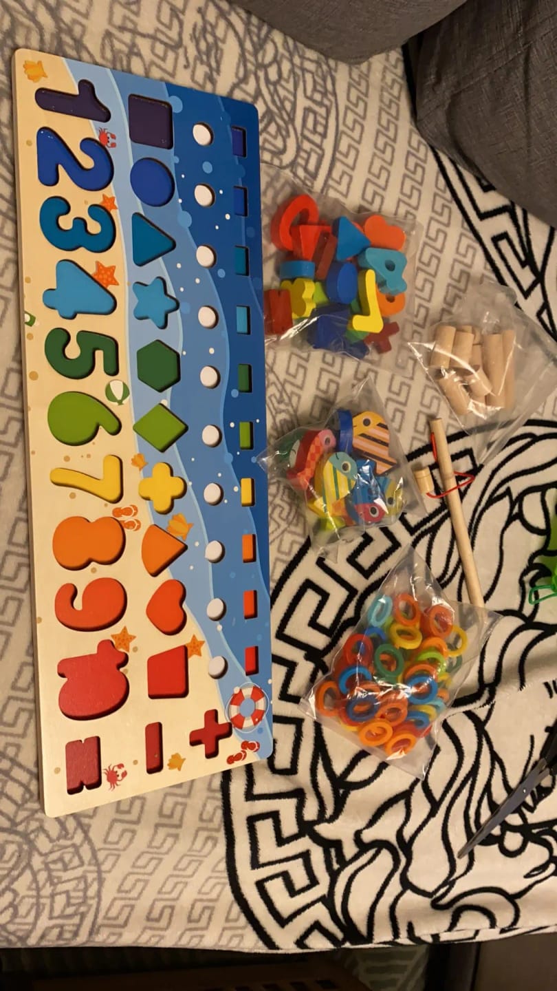 Customer photo review of Montessori Board™- Wooden Educational Table