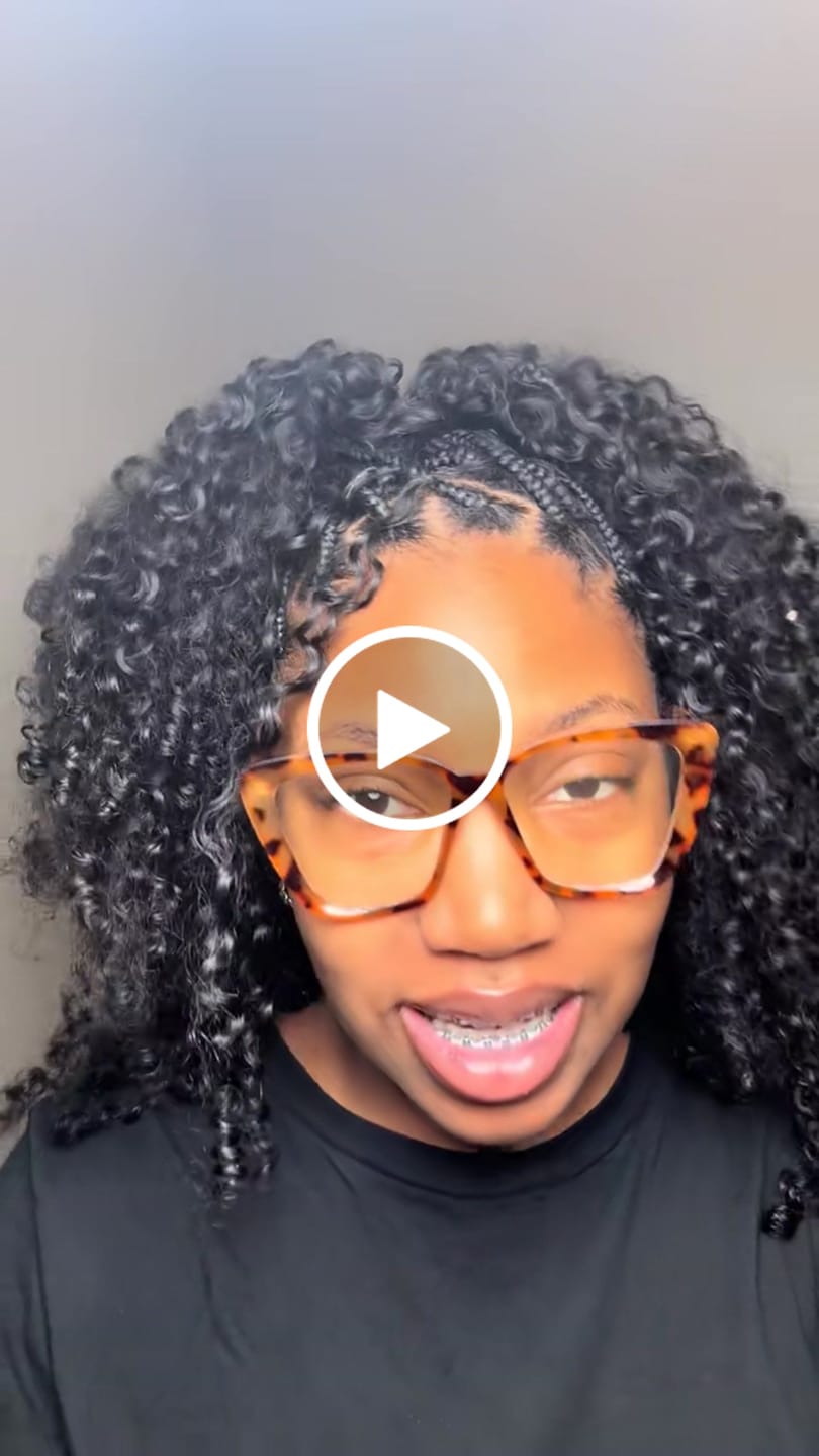 Customer video review of Ywigs Burmese Water Curly Human Crochet Hair