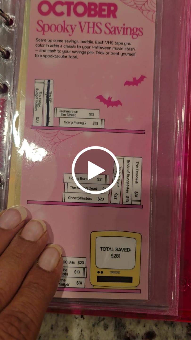Customer video review of Monthly Savings Challenge