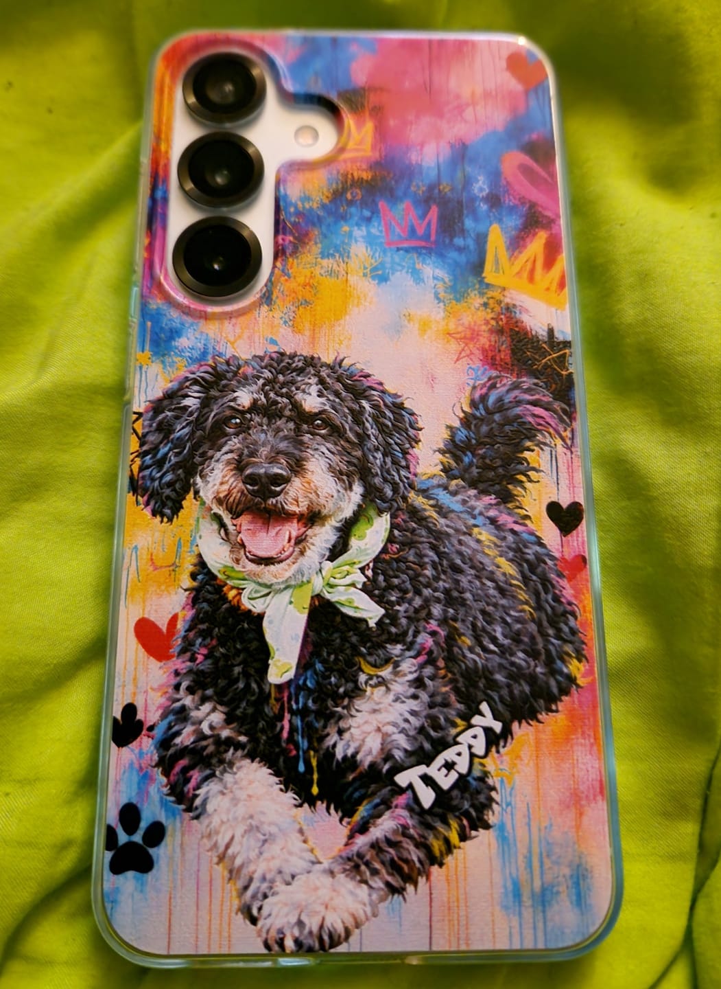 Customer photo review of Personalisierte Handyhülle - Graffiti